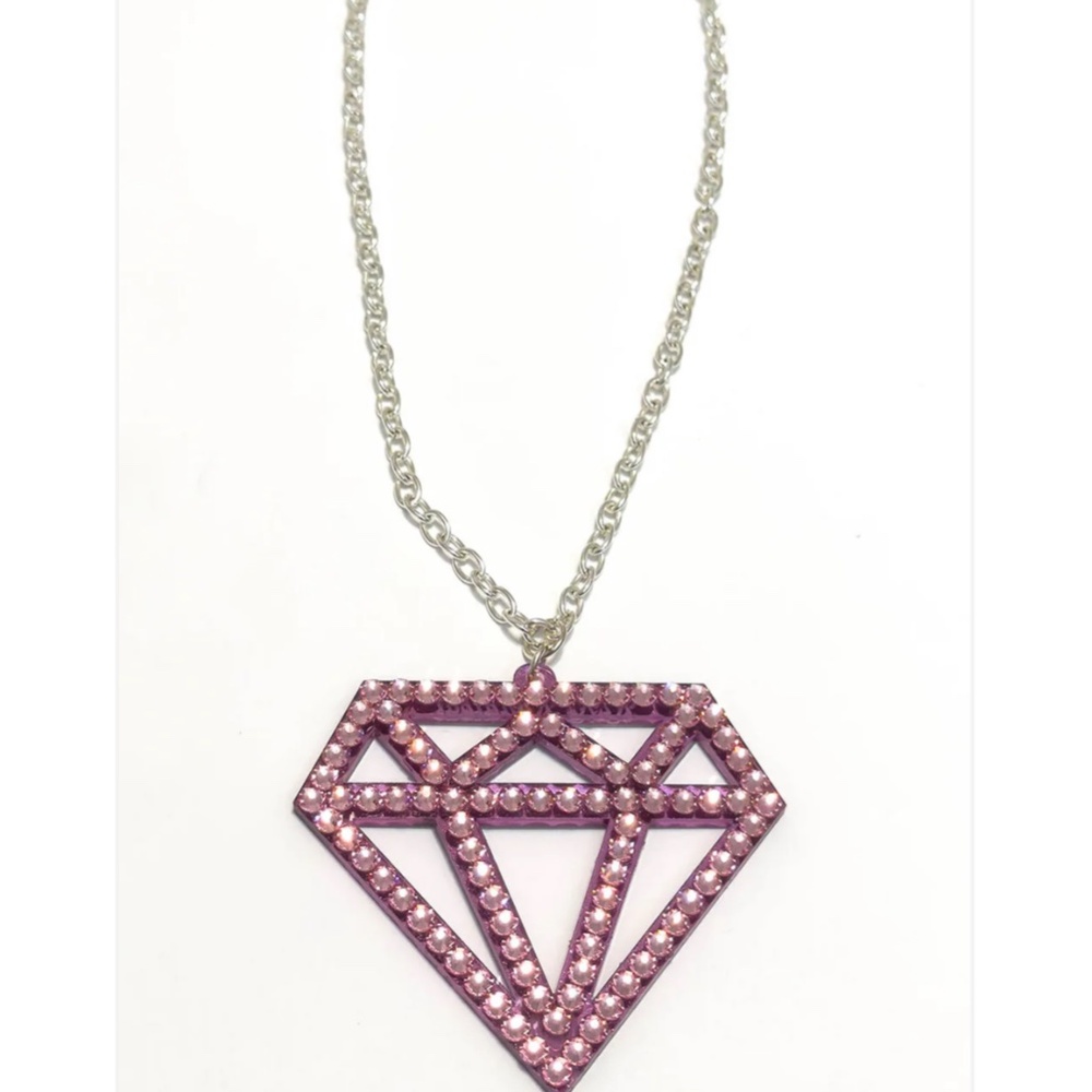 kiki kannibal pink diamond necklace